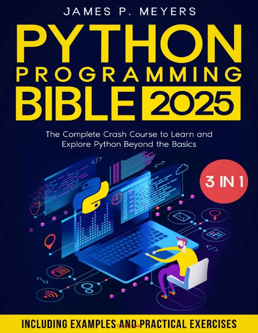 Python Programming Bible 3 in 1: The Complete Crash Course to Learn and Explore Python beyond the Basics. Including Examples and Practical Exercises to Master Python fromBeginners to Pro