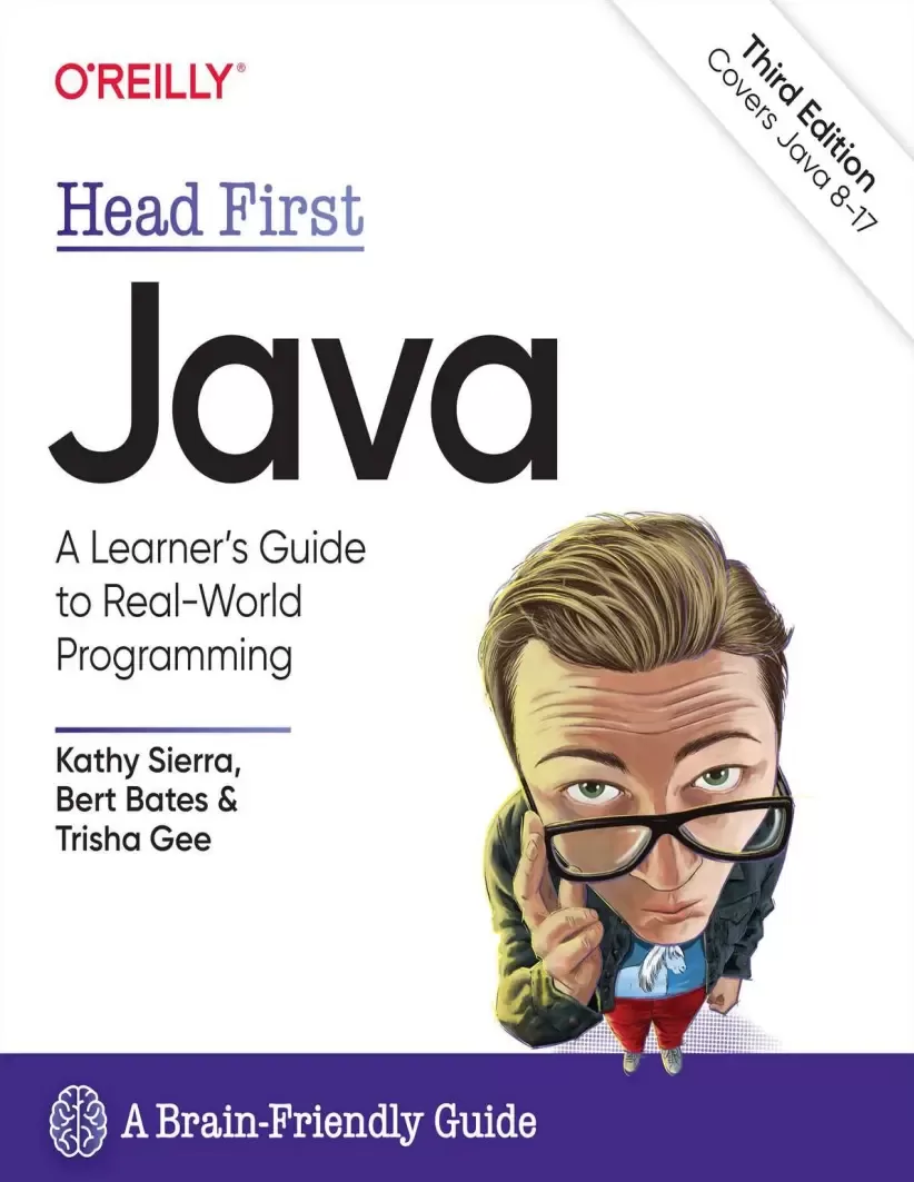 Head First Java: A Learner's Guide to Real-World Programming. Covers Java 8-17. 3 Ed