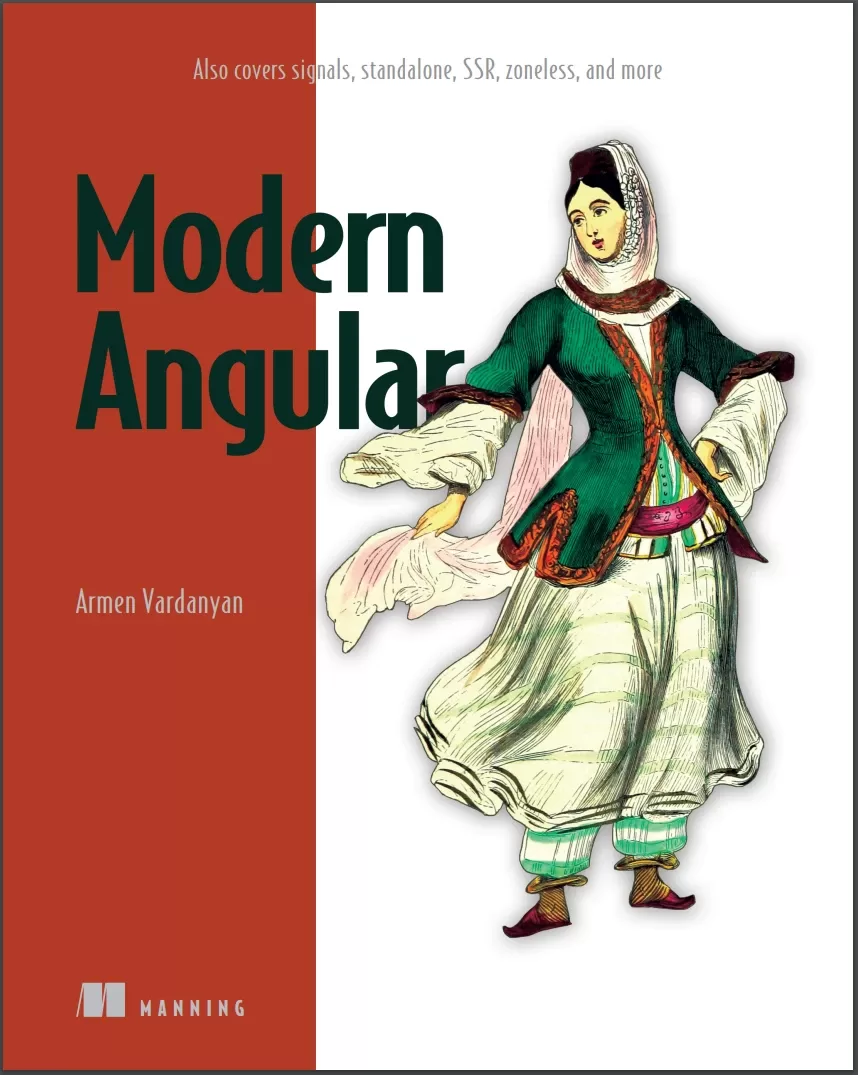 Modern Angular. Also covers signals, standalone, SSR, zoneless, and more